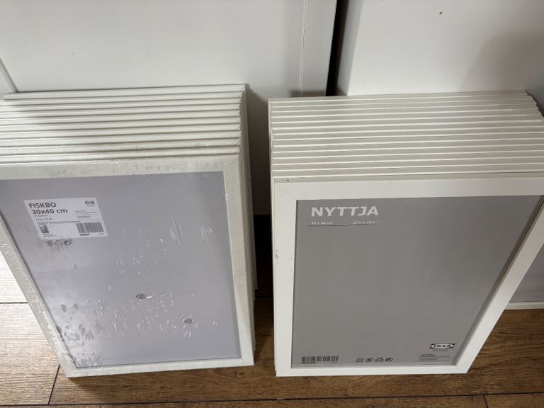White ikea poster frames 30x40