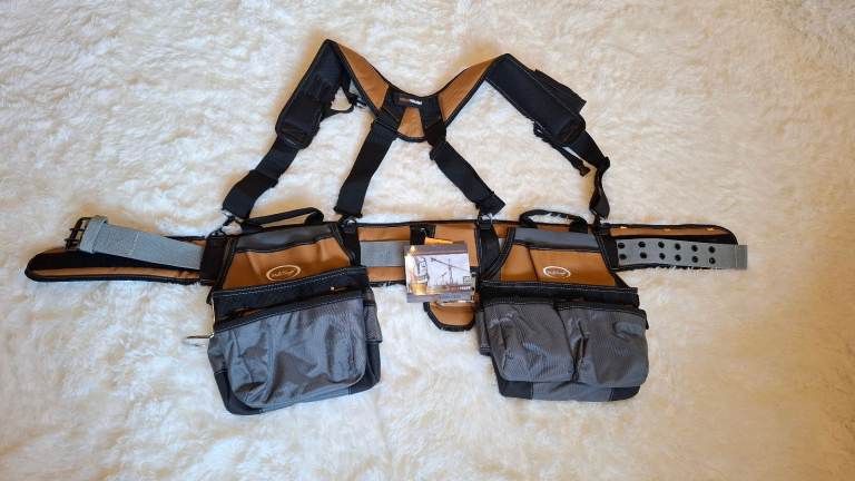 melotough professional carpenters pro combo apron 28 pocket work gear