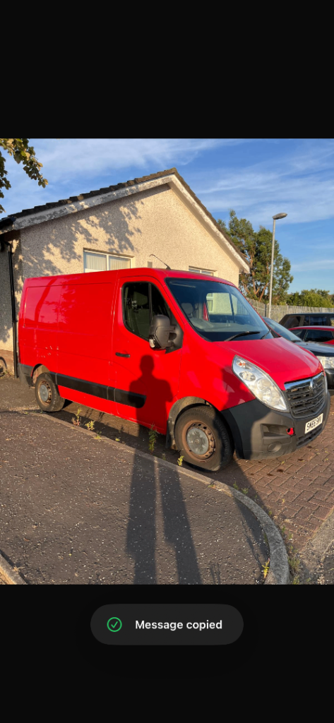 Vauxhall movano 2016 