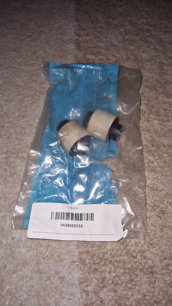 NEW Audi A3 8PA Golf VAG Rear Axle Beam Arm Mount Suspension Bush 1KD505553