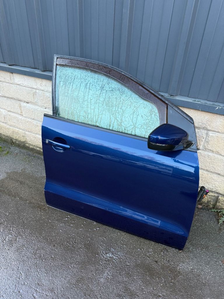 2009 to 2017 vw polo driver door complete door 