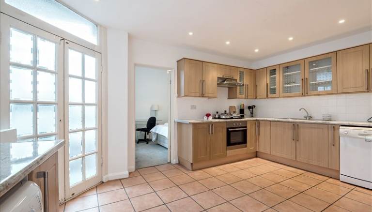 Five bedroom, two bathroom 4th floor apartment in St Johns Wood mansion block NW8