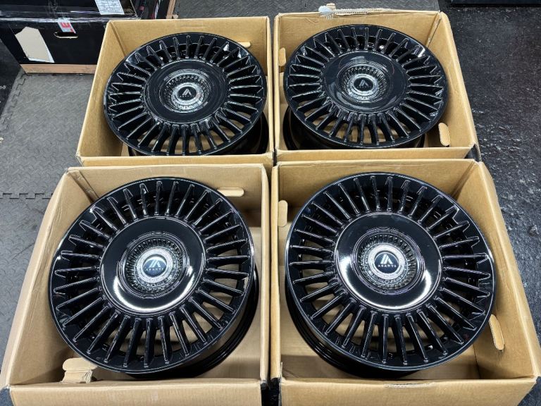 20” 5x112 5x114.3 Asanti Tiara Alloys Black Wheels Audi VW Mercedes Lexus Tesla Nissan