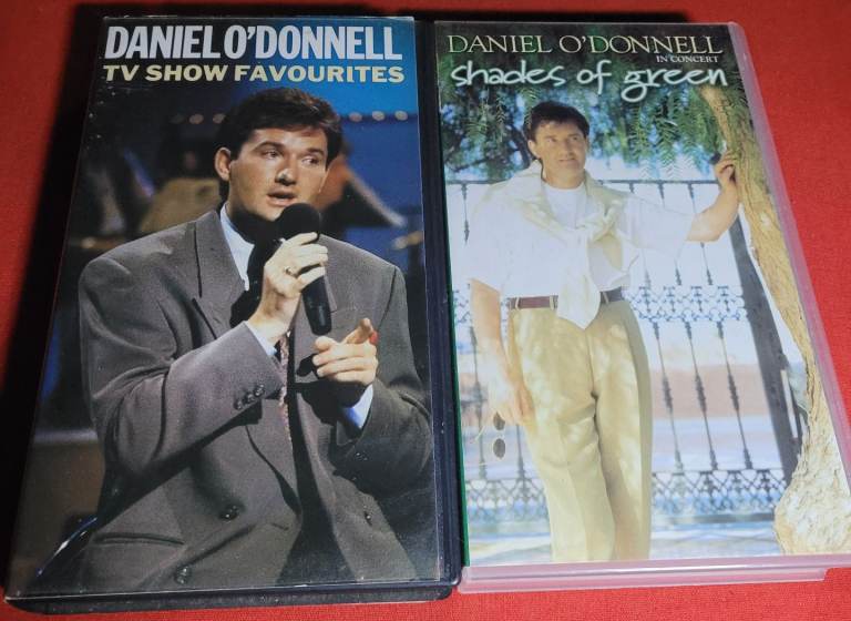 Daniel O'Donnell  2 x vhs Videos Irish Folk Excellent Condition a6