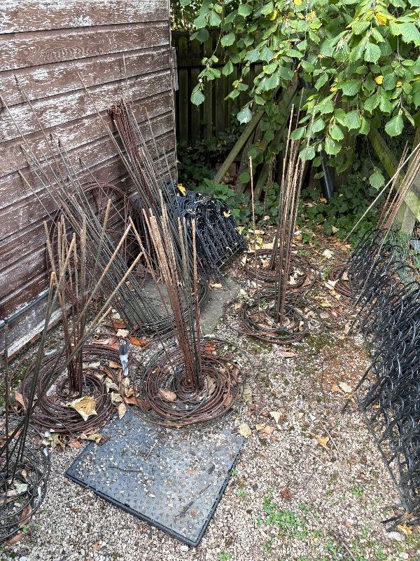 Garden Plant Support Stakes / borders – Fair Condition