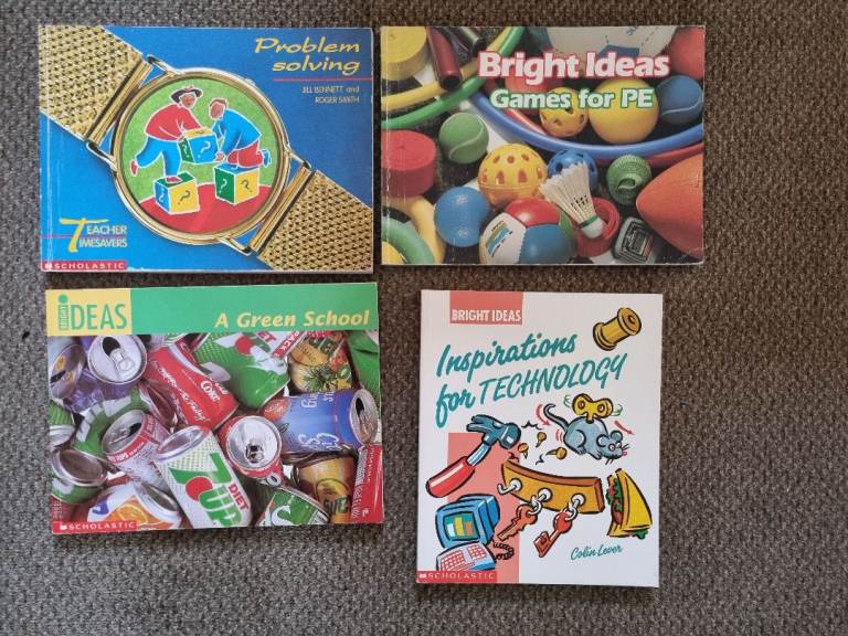 Various books and resources for teachers