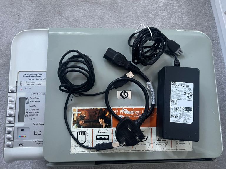 Broken HP C3180 Printer - For Parts or Repair
