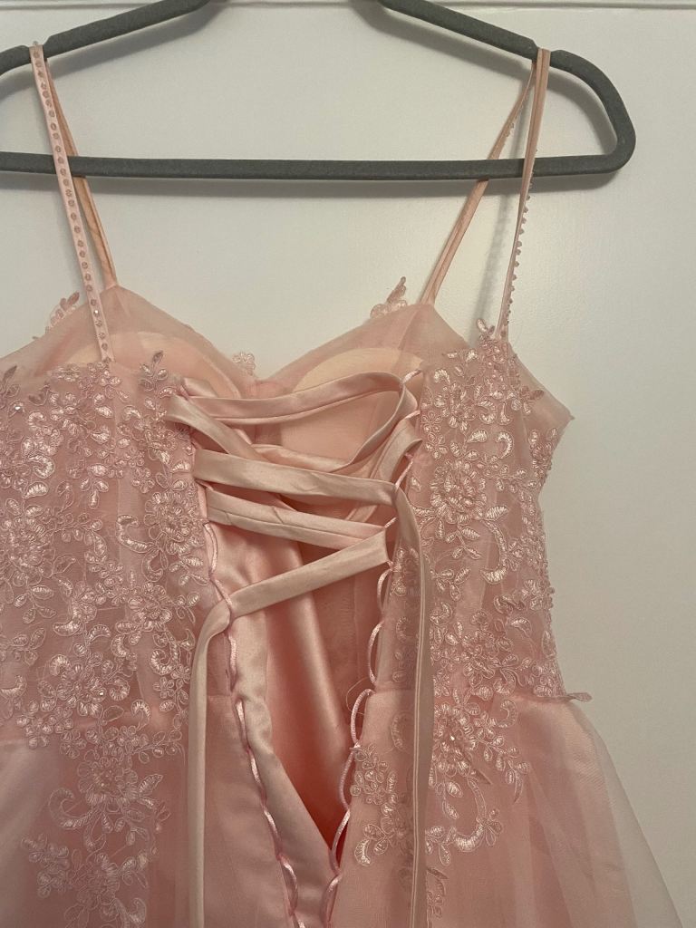 Prom party pink party dress