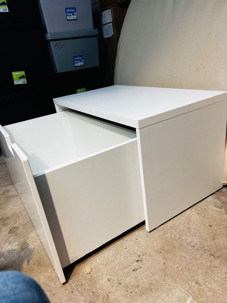 IKEA white storage 
