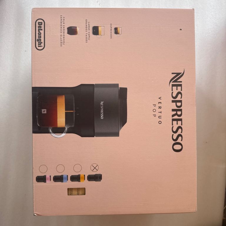 DeLonghi Nespresso Vertuo Pop Coffee Machine – Brand New