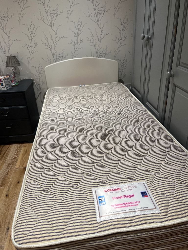 Single Divan Bed and Mattress