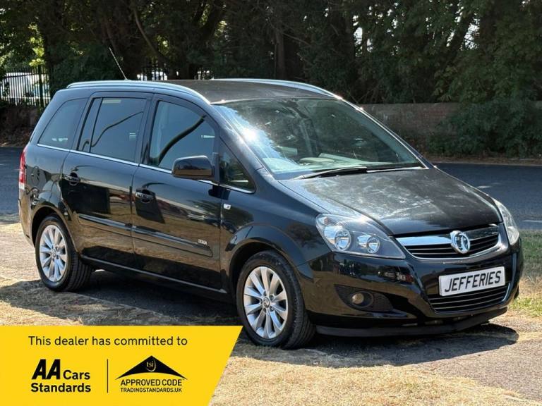 2013 63 VAUXHALL ZAFIRA 1.6 16V DESIGN MPV 5DR PETROL MANUAL EURO 5 (SNAV) (115