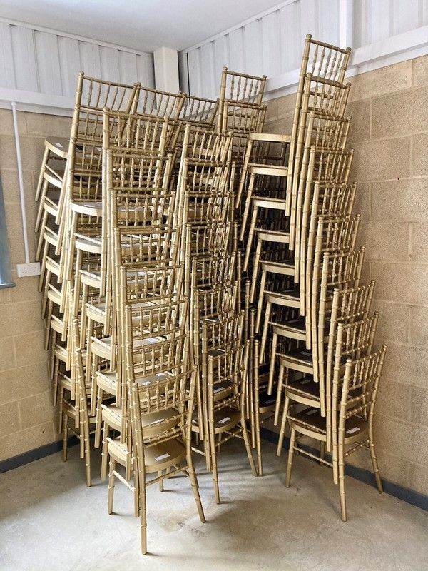 Gold Chaivari Chair Hire 