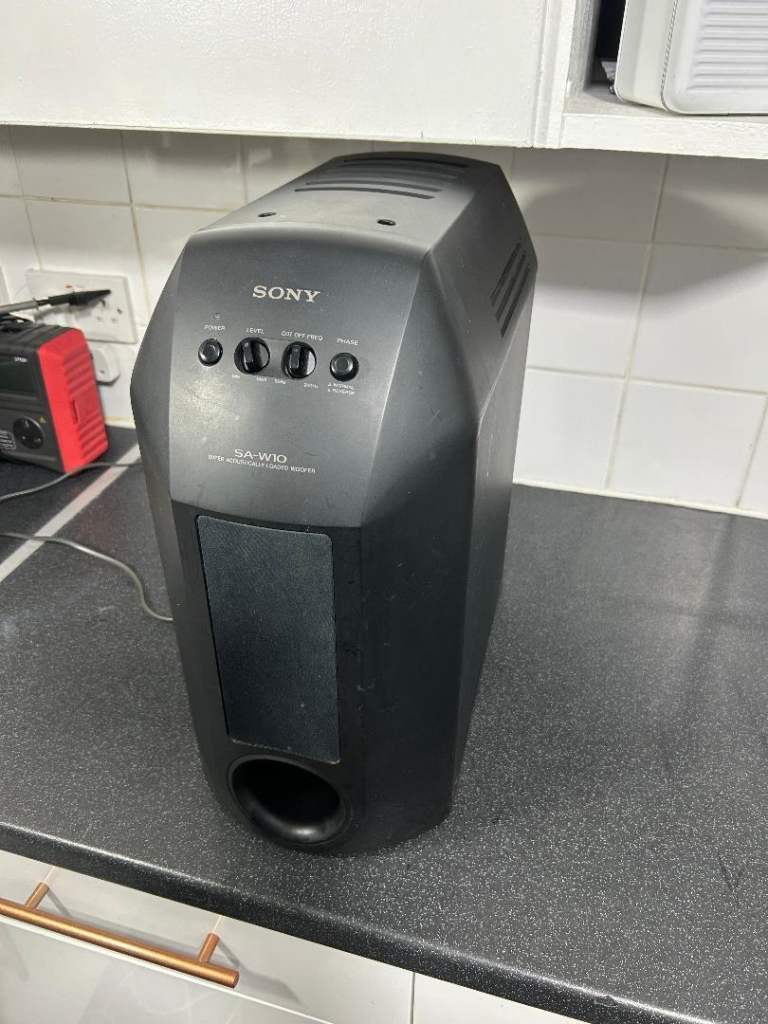 PENDING. Sony SA-W10 active subwoofer bass speaker