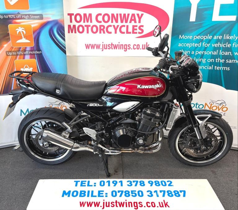 KAWASAKI Z900RS, 2024(24), 1 OWNER, ONLY 6,493 MILES, FSH, IMMACULATE, £8495