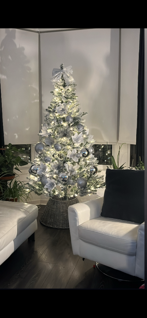 ****Reserved****Next pre lit Christmas tree with all accessories 