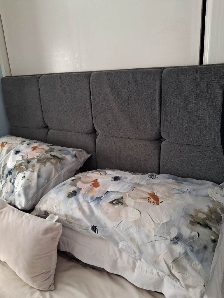 Double divan base and headboard 