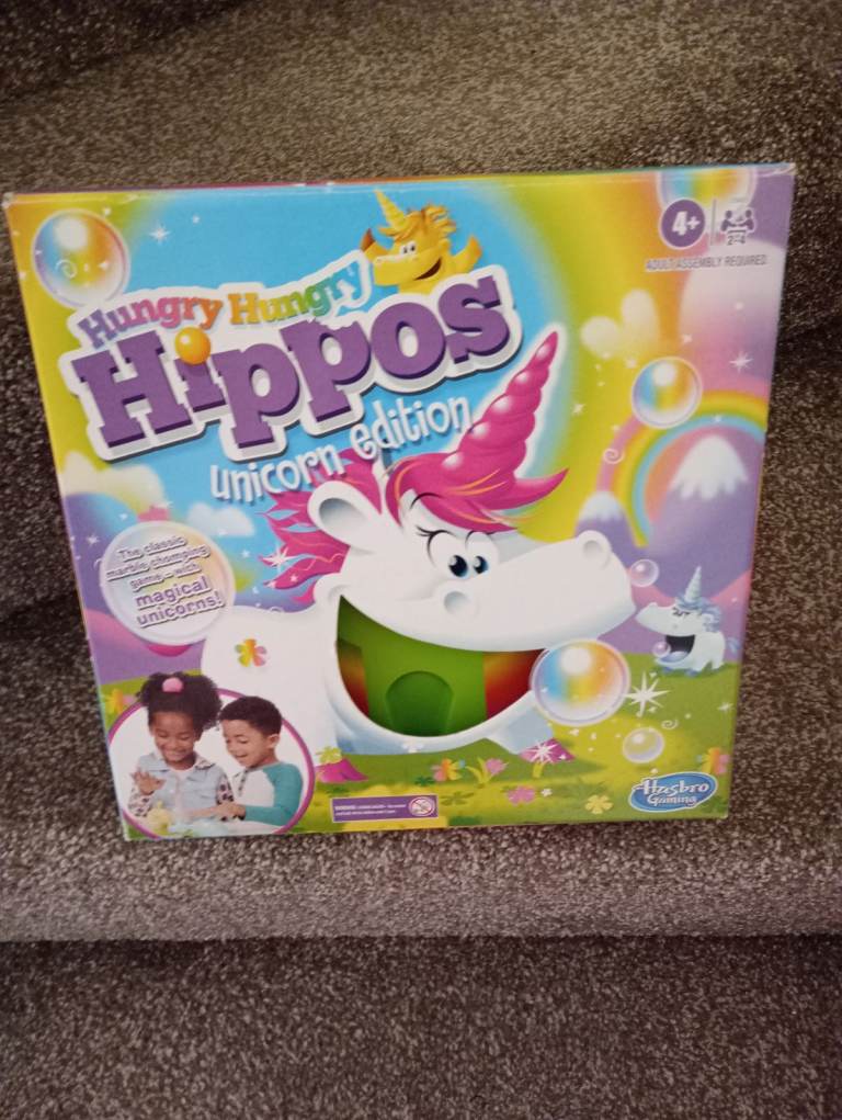Hungry hippos unicorn edition