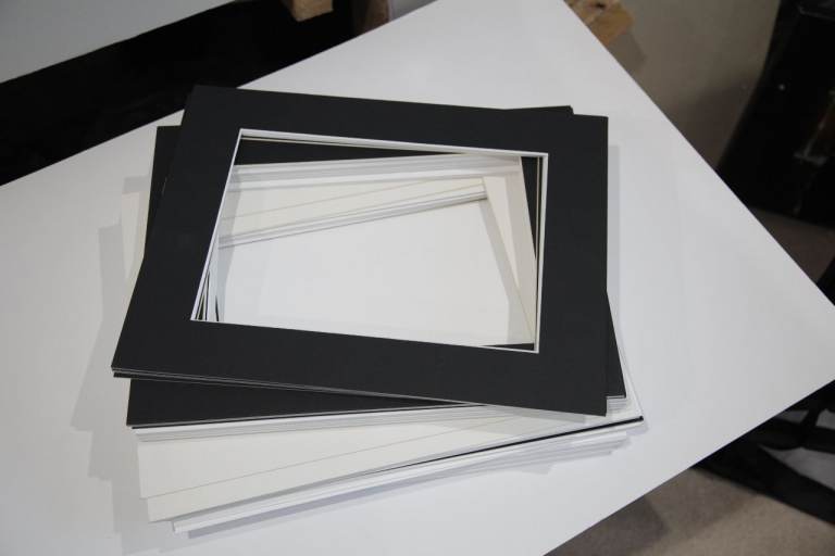 Job lot of Photography Frame Mounts, 142 Mounts at Various Sizes