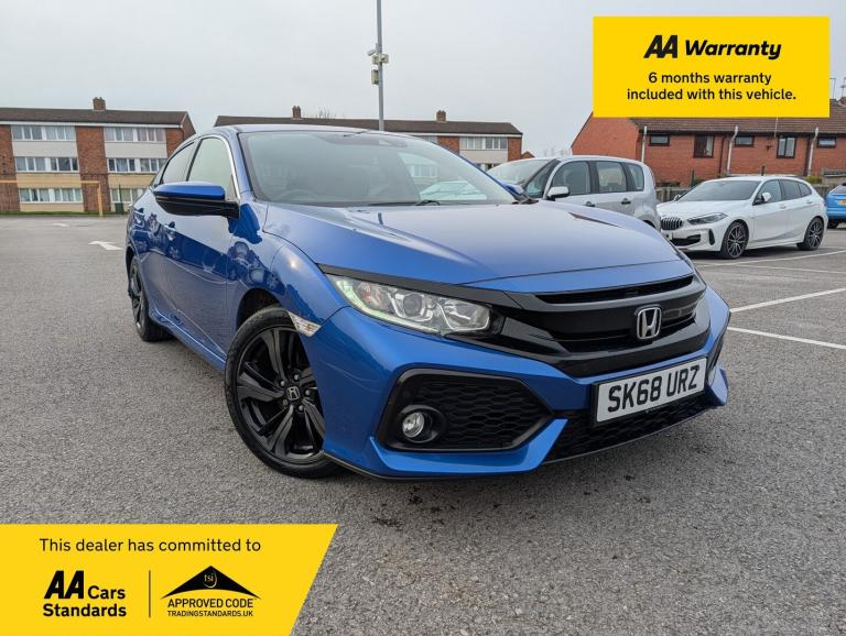 2018 Honda Civic 1.0 VTEC Turbo SR Hatchback 5dr Petrol Manual Euro 6 (s/s)