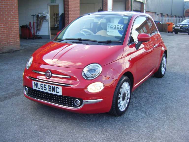 2015 Fiat 500 1.2 Lounge 3dr HATCHBACK Petrol Manual