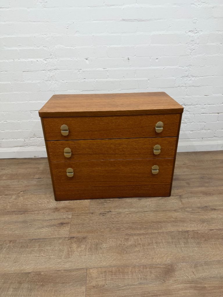 Stag lowboy teak mid century chest of drawers 