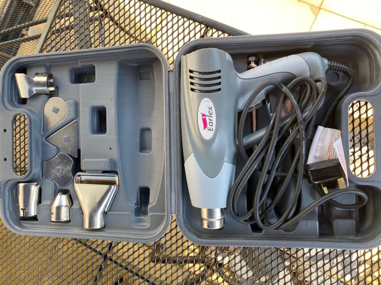 Earlex Heat Gun with Attachments & Case – Good Condition