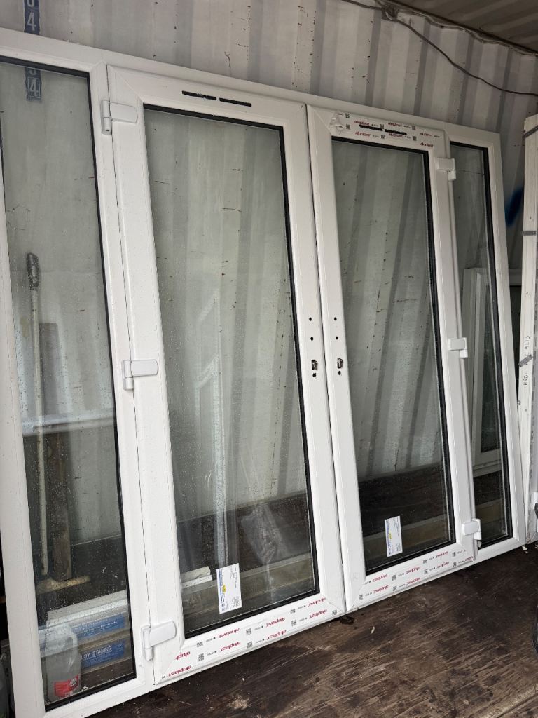 French doors and window 