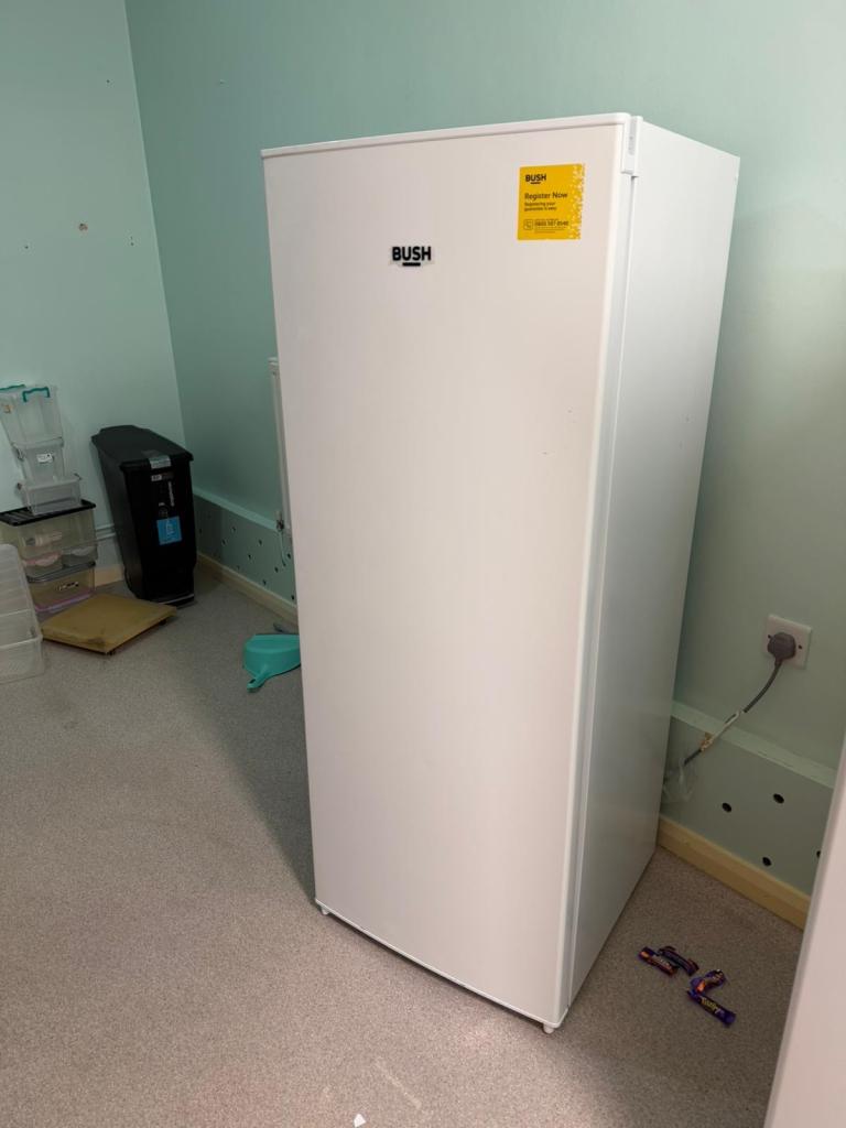 Freestanding Tall larder fridge or upright freezer in white finishing