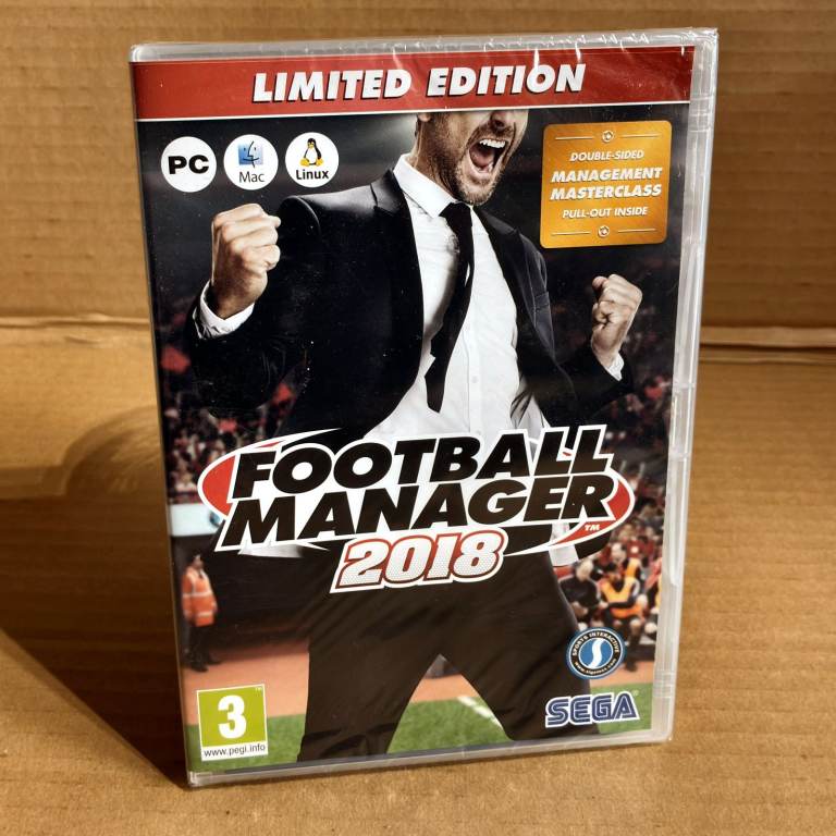 Sega Football Manager 2018 (PC/Mac/Linux) (Brand New & Sealed)