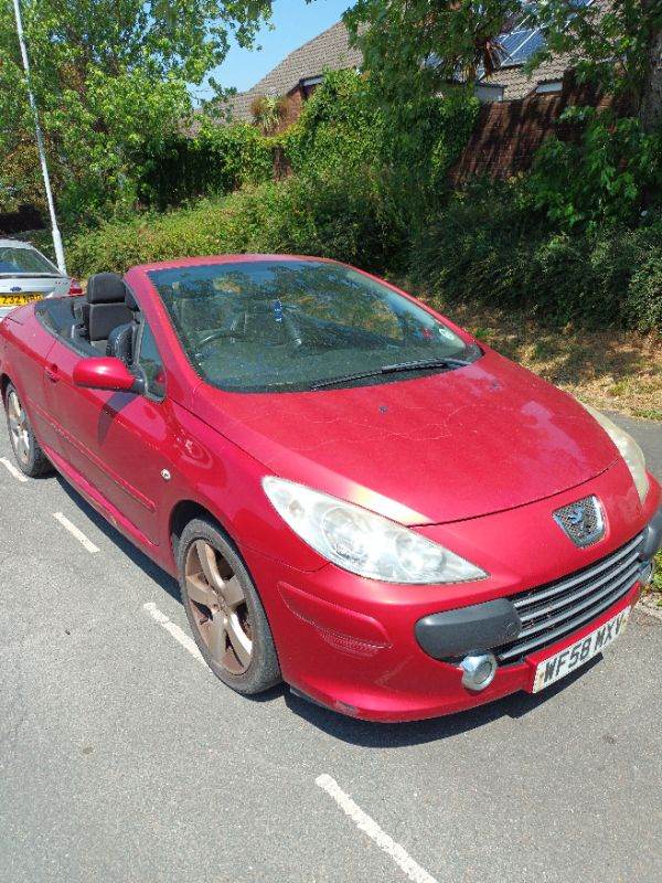 Peugeot, 307, Convertible, 2008, Manual, 1997 (cc), 2 doors