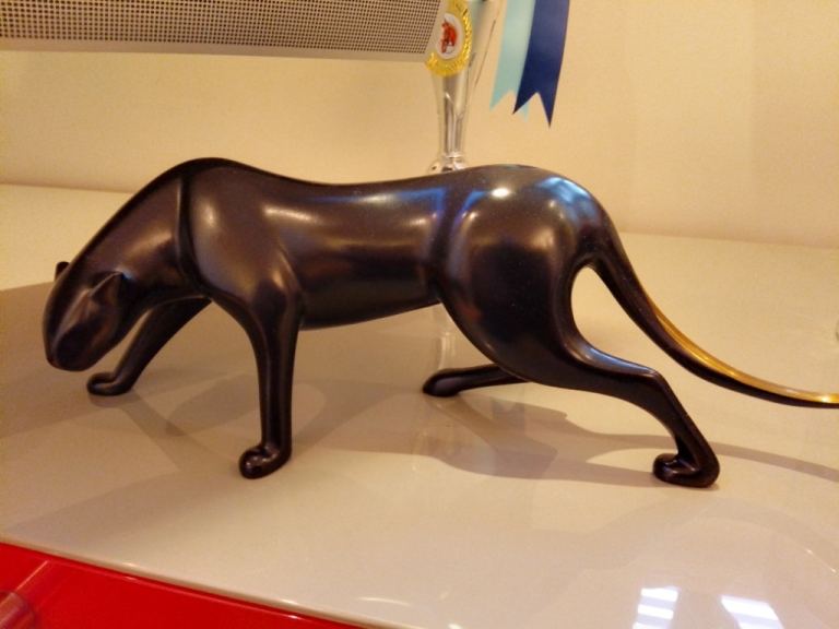 Loet Vanderveen Bronze Jaguar (limited edition)