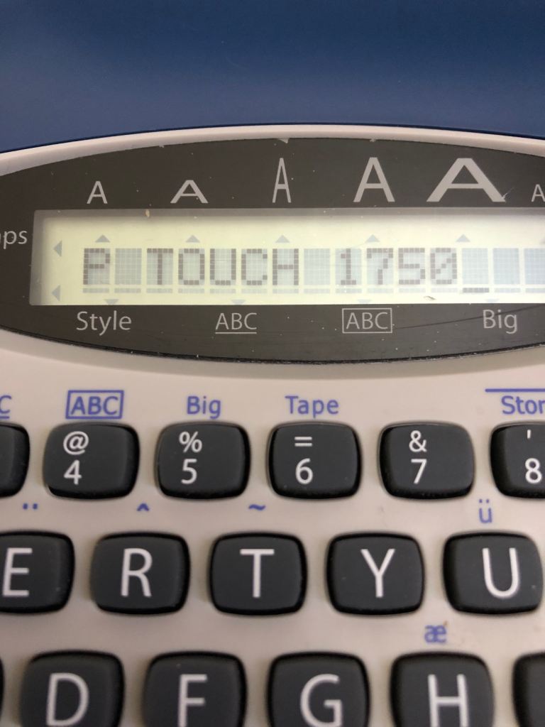 Brother P-Touch 1750 Label Printer