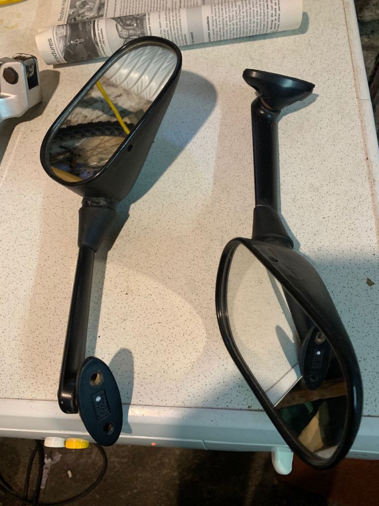 Genuine mirrors for Yamaha yzf r125