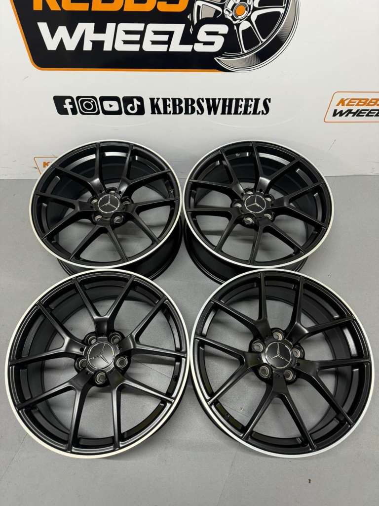 19"  MERCEDES 507 AMG REPLACEMENT STYLE ALLOY WHEELS A Class C CLASS E CLASS S CLASS