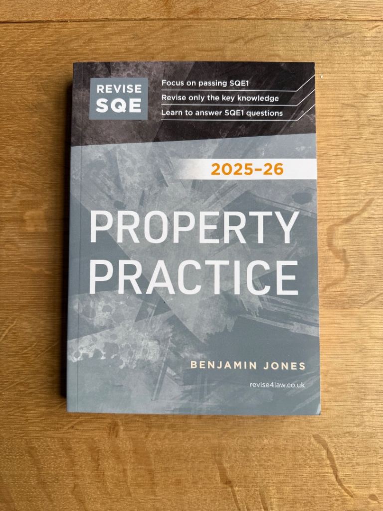 Revise SQE Property Practice 2025-26 Textbook – As Good As New