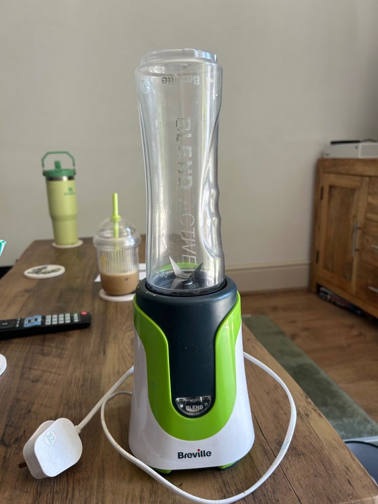 Breville Blend Active Personal Blender – White/Green, Good Condition