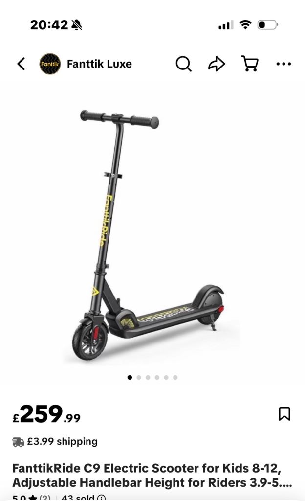 Brand new scooter