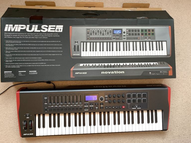 Novation Impulse 61 Key USB MIDI Keyboard Controller 