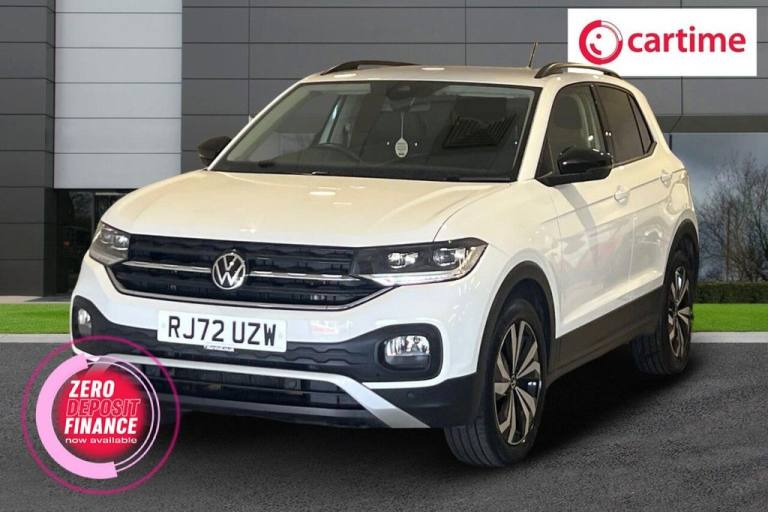2022 72 VOLKSWAGEN T-CROSS 1.0 TSI BLACK EDITION SUV 5DR PETROL MANUAL EURO 6 (S