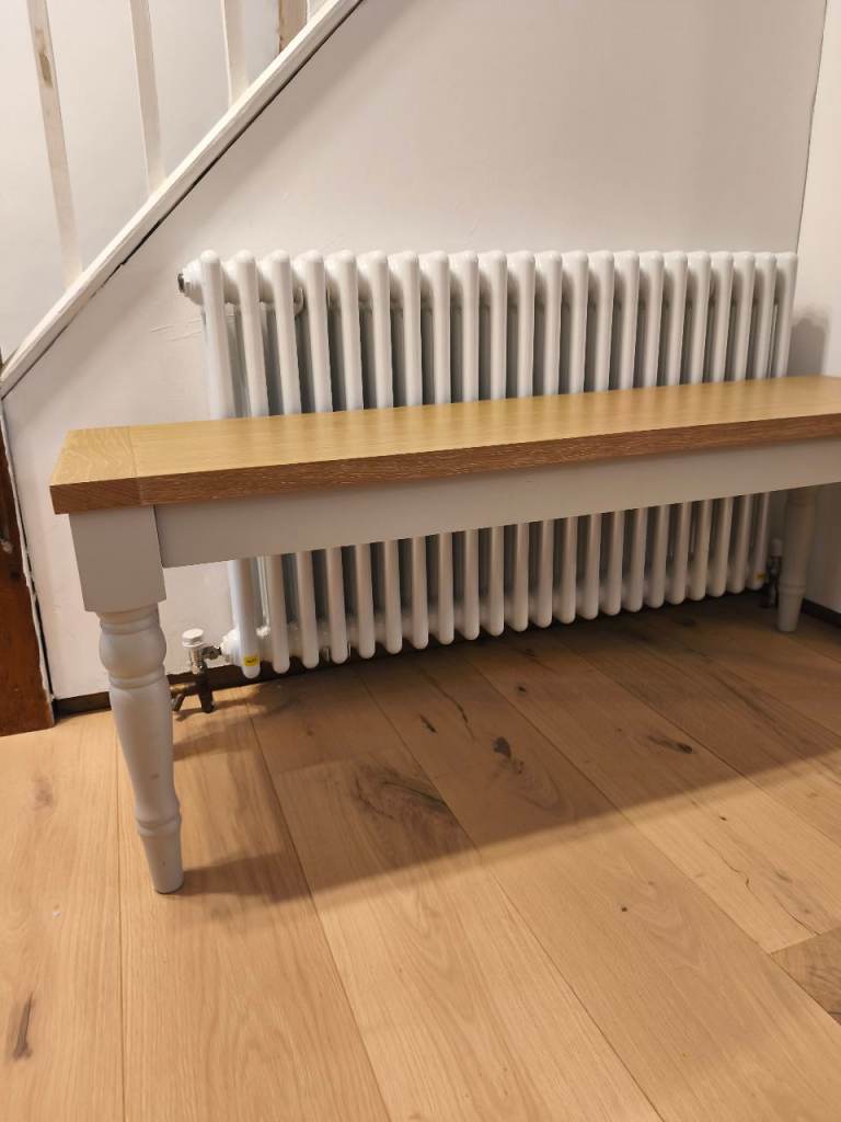 NEW IN! John Lewis Foxmor Dining Bench in Oak and Cream in excellent condition