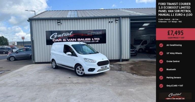 2022 Ford Transit Courier 1.0 EcoBoost Limited Panel Van 5dr Petrol Manual L1 Eu