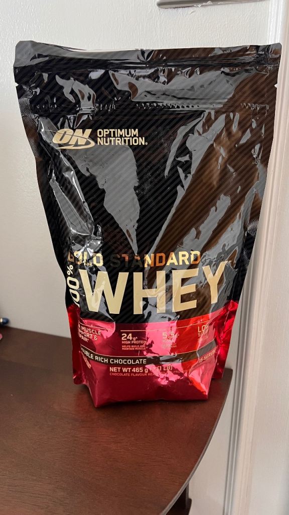 Optimum nutrition double chocolate protein powder 450g 