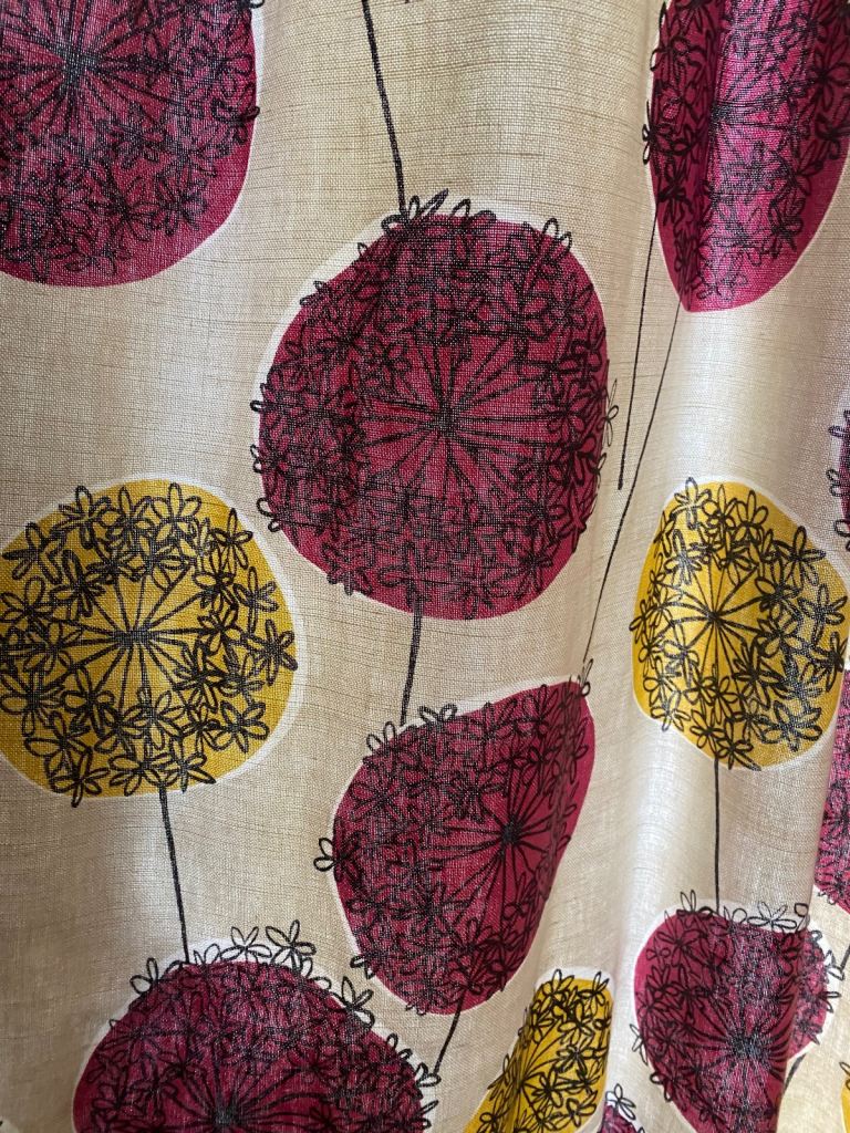 John Lewis, fully lined curtains with flexible track