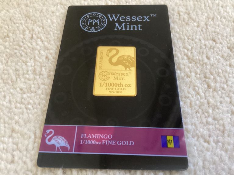 Wessex Mint - Flamingo - 1/1000oz Fine Gold – As Good As New