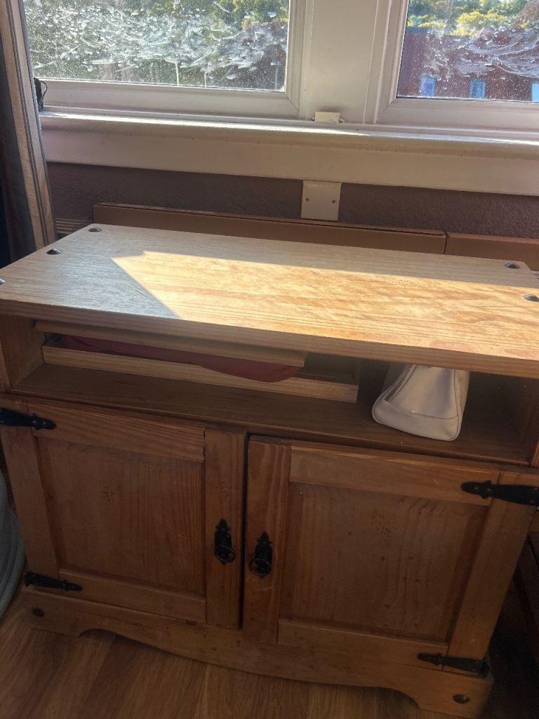 Solid Wood TV Unit / Sideboard with Storage