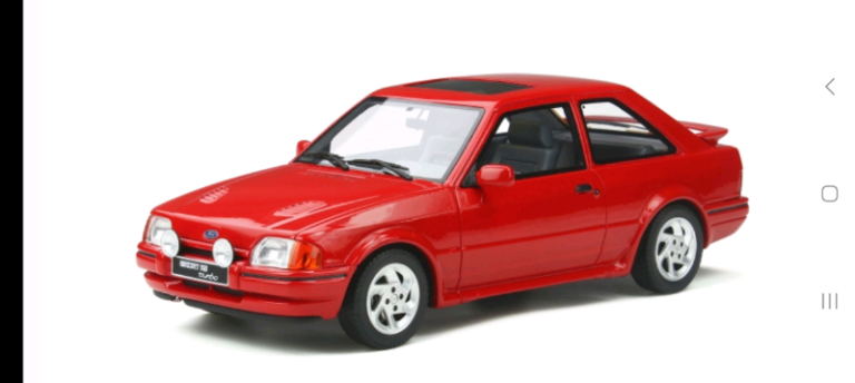 1:18 OTTO MODELS 826 Ford escort RS turbo ottomobile