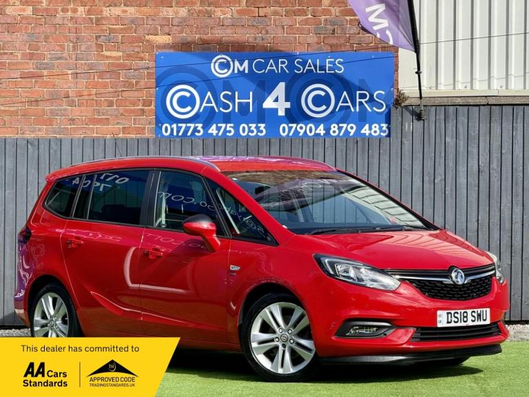 VAUXHALL ZAFIRA TOURER 1.4 i Turbo SRi Nav 2018