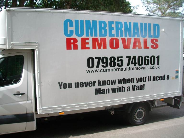 man with van for removals and single collections