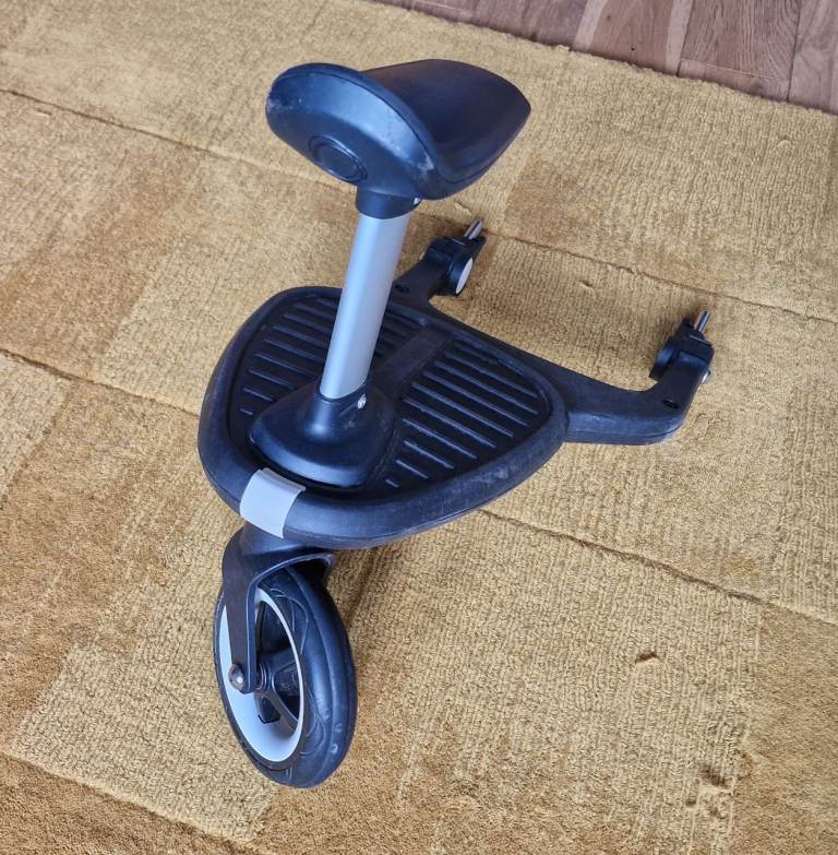 Bugaboo Wheeled Board with Seat - Black, Good Condition